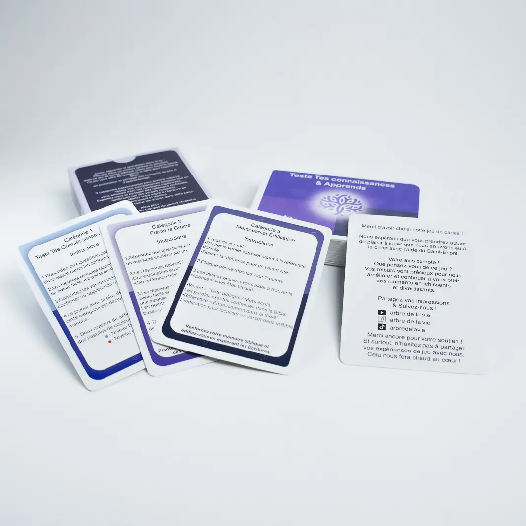 jeu de cartes chrétien